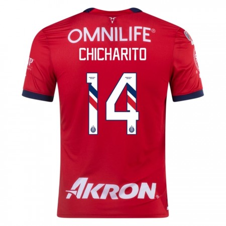 Chivas de Guadalajara Chicharito 14 Hjemmebanesæt 2023-24 Kortærmet